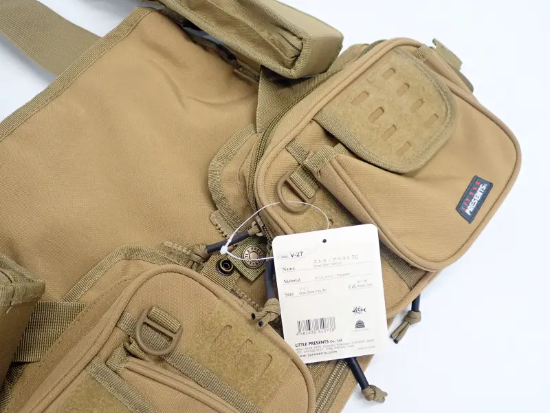 中古【リトルプレゼンツ】 V-27 ストラップベスト TC カーキ 杜の家