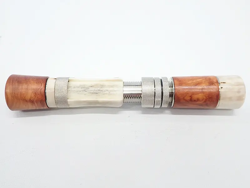 中古 【I's wood works】花梨×スタッググリップ スピニング 杜の家