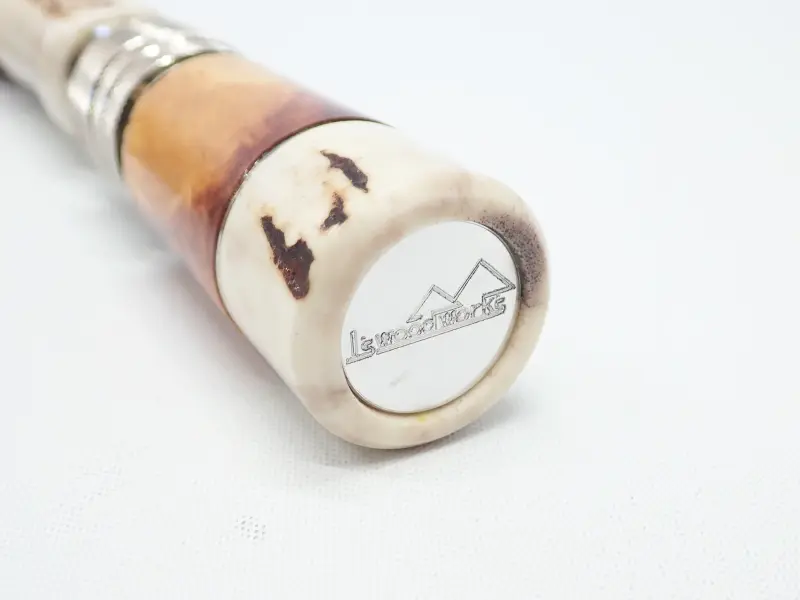 中古 【I's wood works】花梨×スタッググリップ スピニング 杜の家