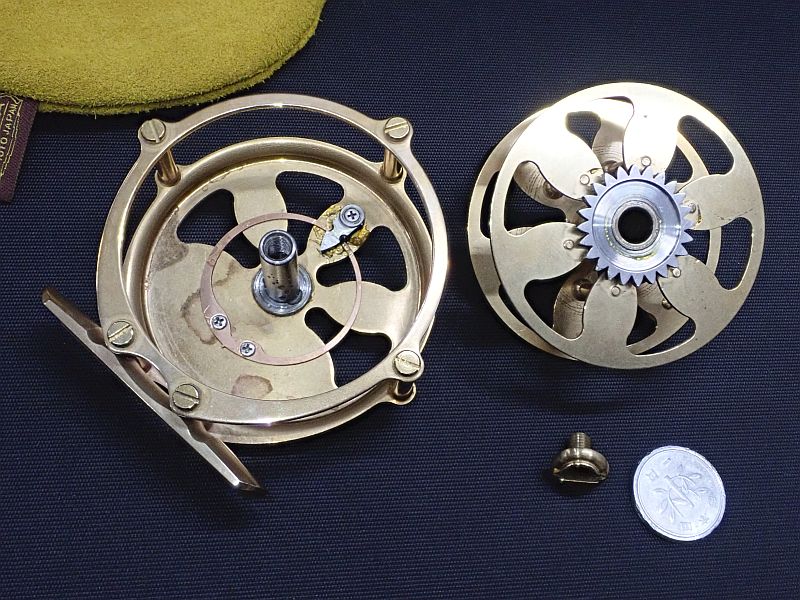 中古 フライリール【KINEYA】 カボス ナローモデル 真鍮 杜の家