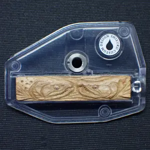【SHIZUKU】 クリアサイドマウント ウッドカーヴィングプレート 無垢 岩魚/山女
