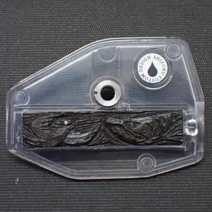 【SHIZUKU】 クリアサイドマウント ウッドカーヴィングプレート 黒染め カワセミ/山女