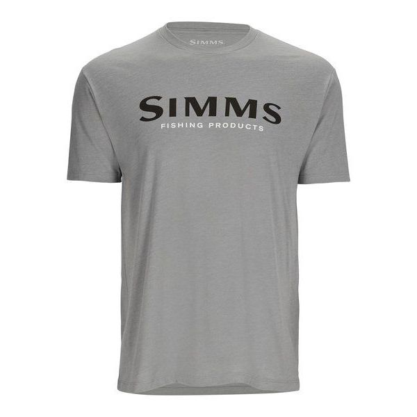 【シムス】 SIMMSロゴTシャツ シンダーヘザー S