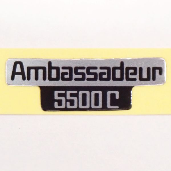 【アブガルシア】 Ambassdeur5500C ステッカー 黒
