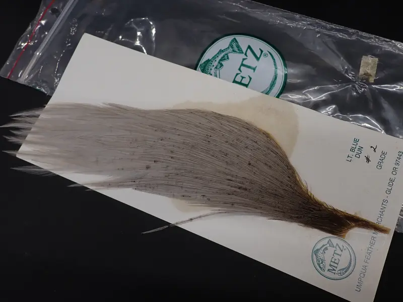 【メッツ】 1/2 コックハックル LTブルーダン #2 中古