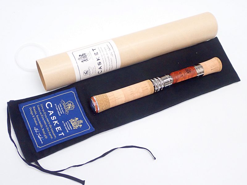 【カスケット】 ボロンハンドル タイプB 花梨瘤橙極上 中古