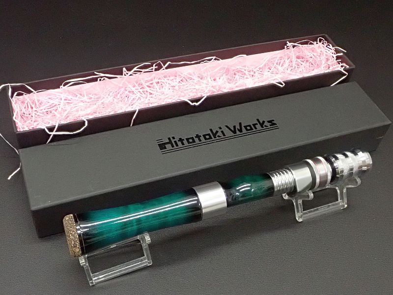 【ヒトトキワークス】 スピニングハンドル 翡翠 中古