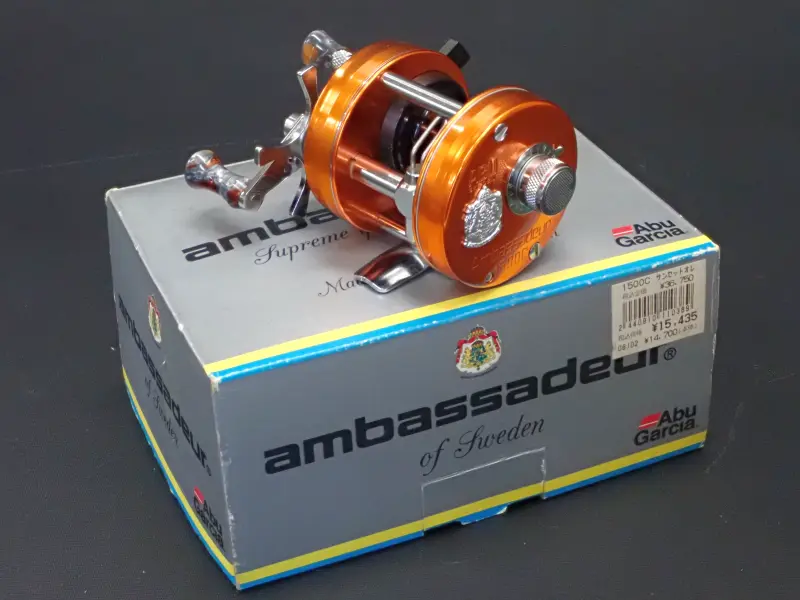 【アブガルシア】 アンバサダー1500C 刻印 オレンジ 180018/15 中古