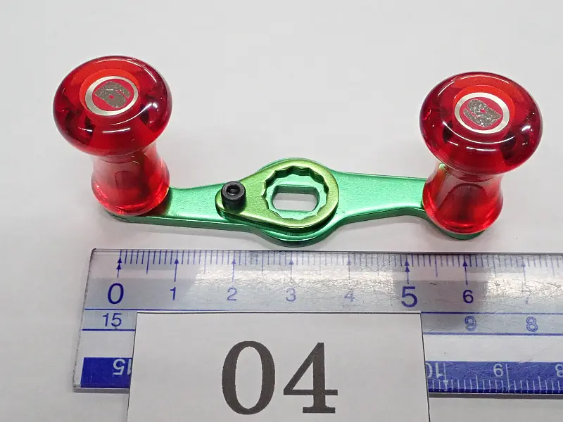 【ザウルス】 ショートパワーハンドル グリーン/レッド 04 中古