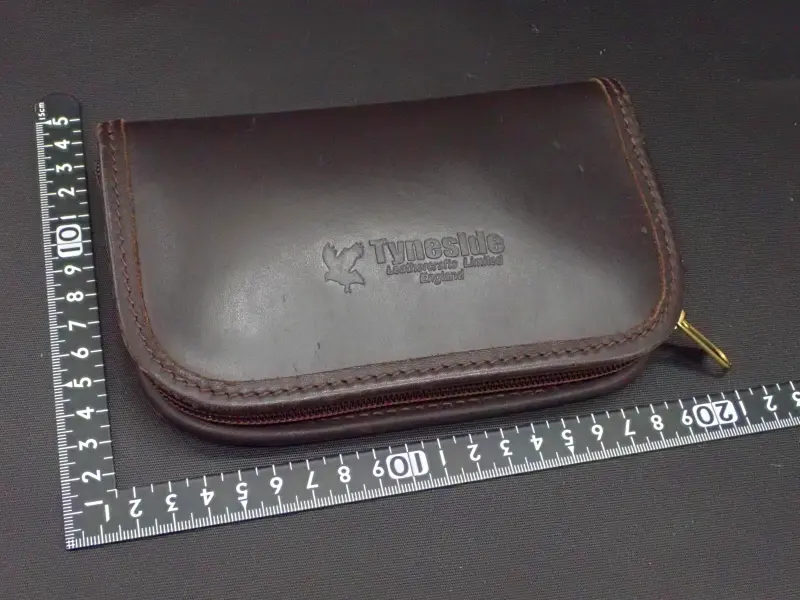 【タインサイド】 ワレット レザー/ダークブラウン ムートン 中古