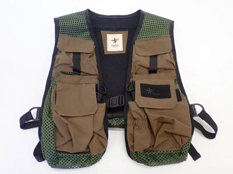 【フォックスファイヤー】 Jストリームバラストメッシュベスト オリーブ F 中古