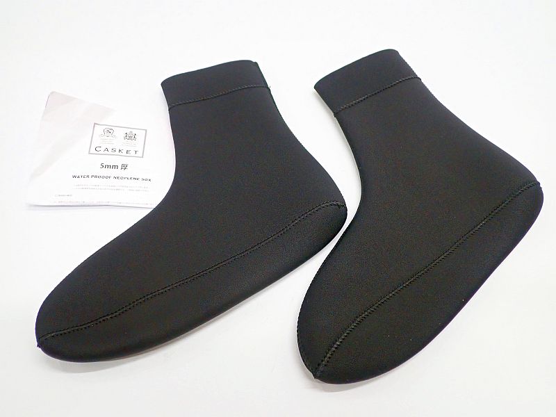 【カスケット】 ウオータープルーフ ネオプレン ソックス5mm厚28cm 中古