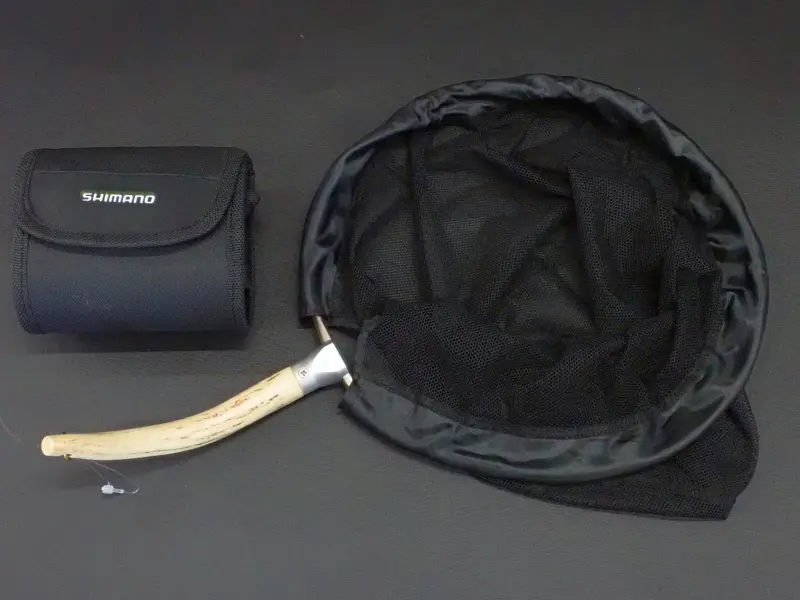 【シマノ】 鮎ダモ 鹿角グリップ 改造品 中古