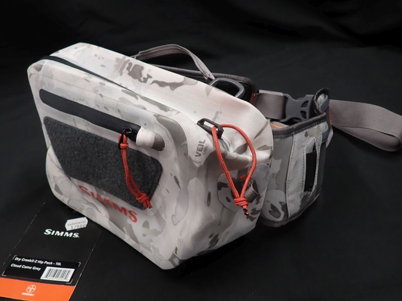 【シムス】 ドライクリークZ ヒップパック クラウドカモグレー 中古
