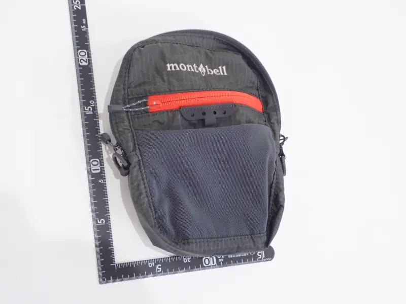 【モンベル】 アタッチャブル アングラーポーチ  ダークグレー 中古