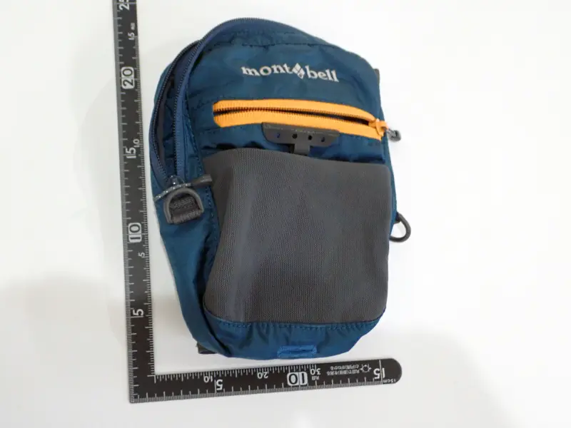 【モンベル】 アタッチャブル アングラーポーチ ブルーグリーン 中古