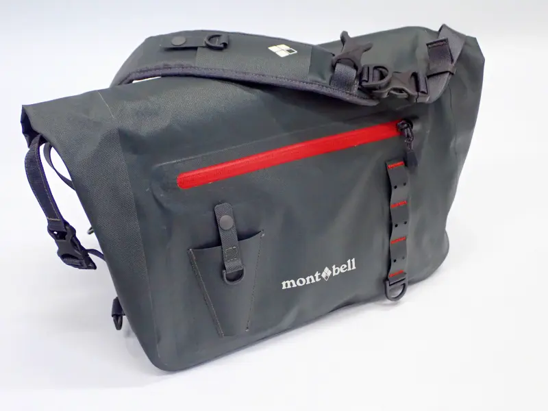 【モンベル】 ドライ アングラー ショルダーバッグ ガンメタ 中古