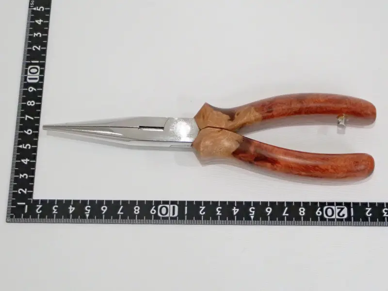 【ヒロタックルクラフト】 KNIPEXプライヤー 26-200 花梨紅白 中古