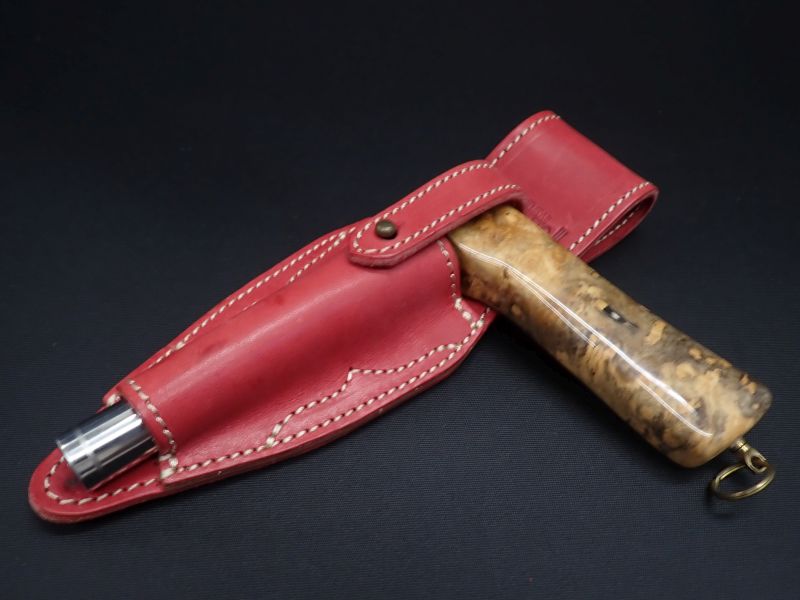 【Mattの手仕事工房／レザースタイルペルェ 】 熊おどし＆ホルダー 中古